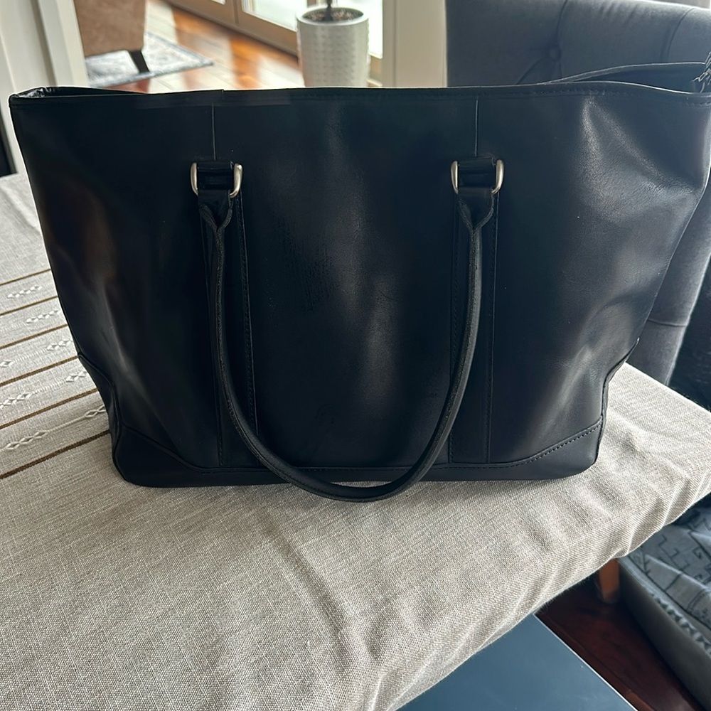 Vintage LL Bean Town & Country zipper tote.